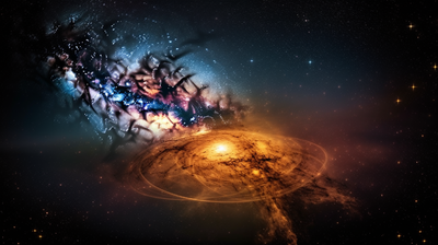 Andrew T. Austin God creating the universe in 7 days.png